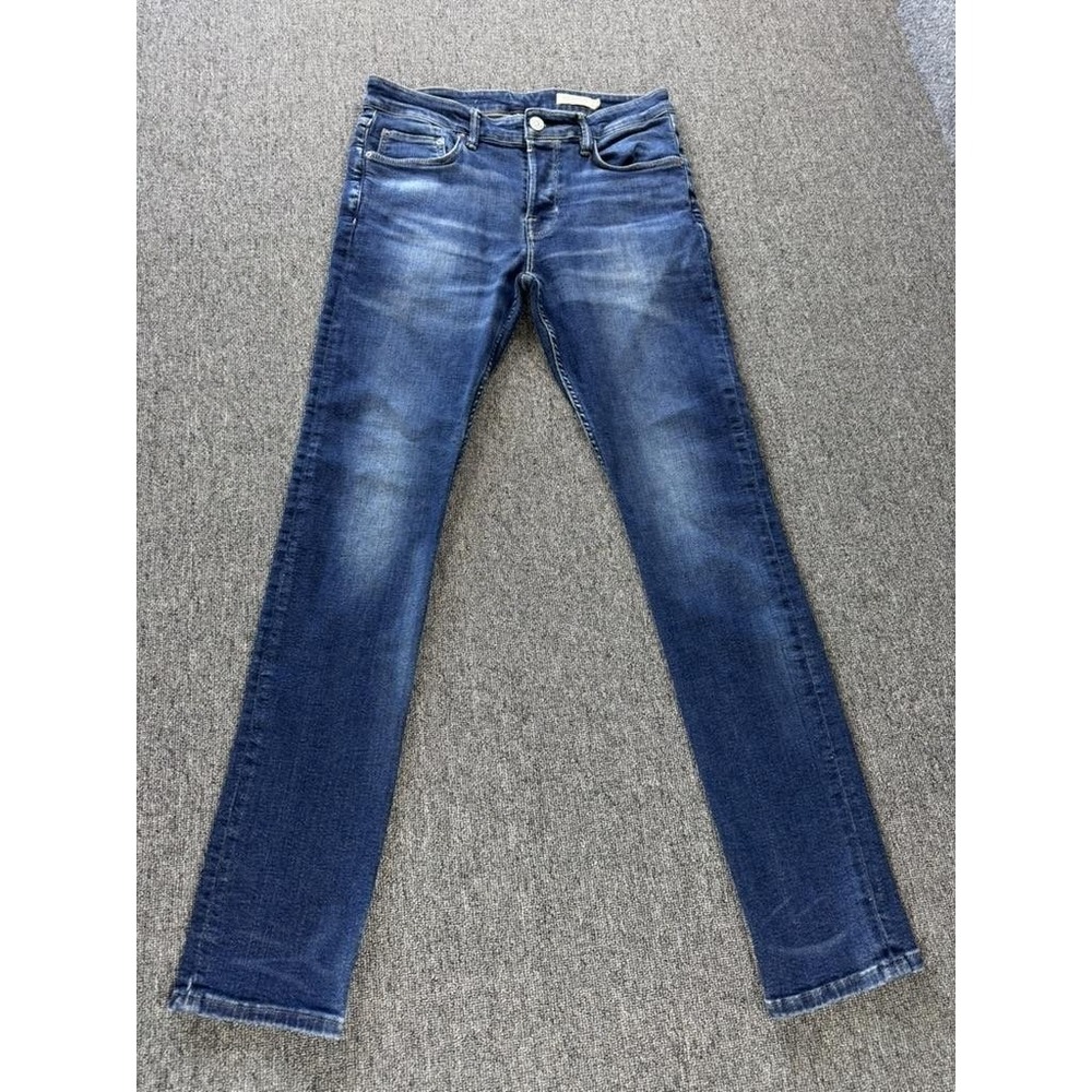 AllSaints Jeans Mens 32x31 Blue Cigarette Slim Skinny Medium Wash Denim Pants